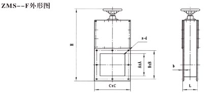 ZMS-F方形手動(dòng)密閉閘閥